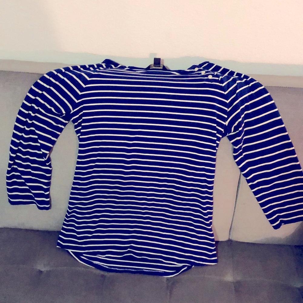 Banana Republic striped blouse